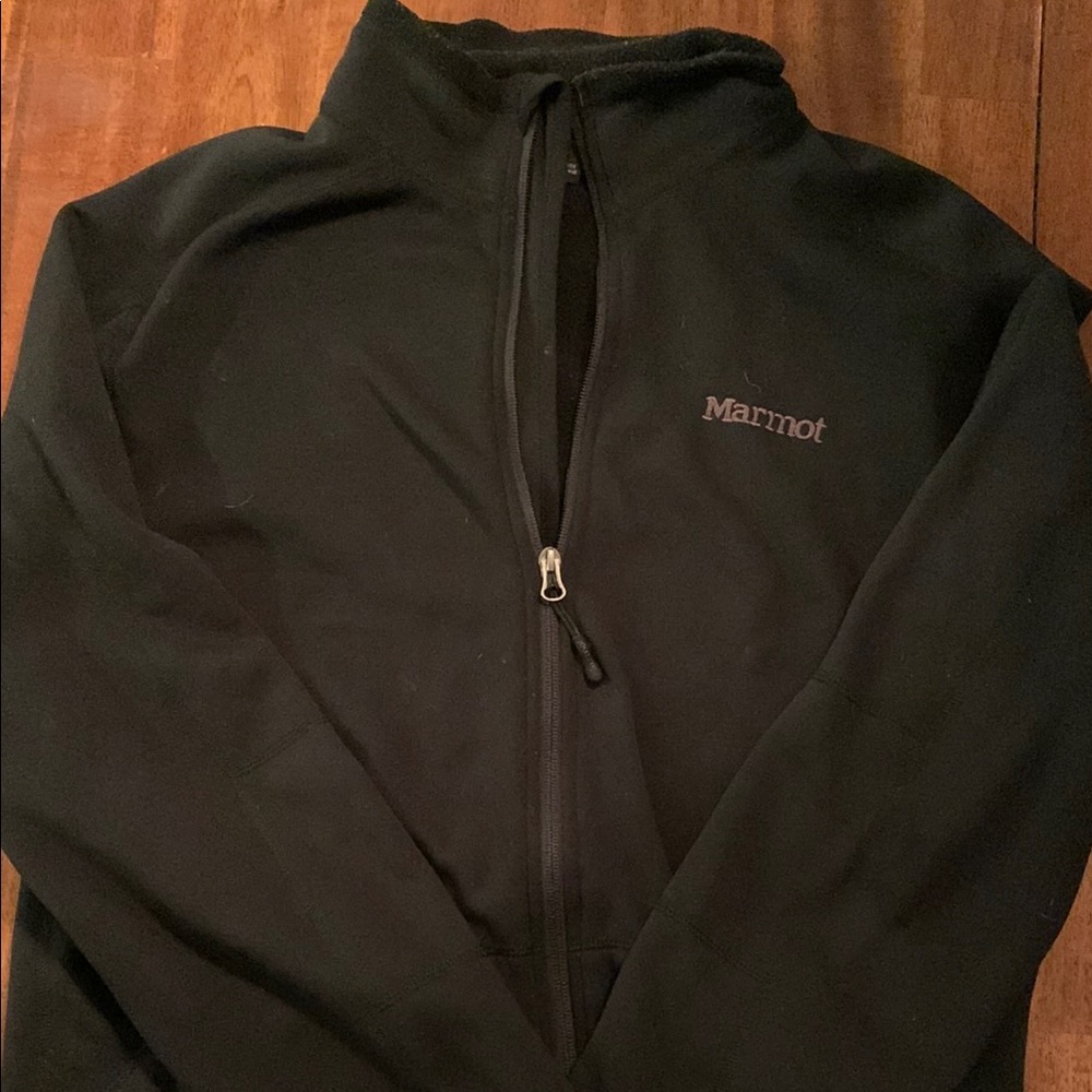 Marmot Black Full-Zip Fleece Jacket